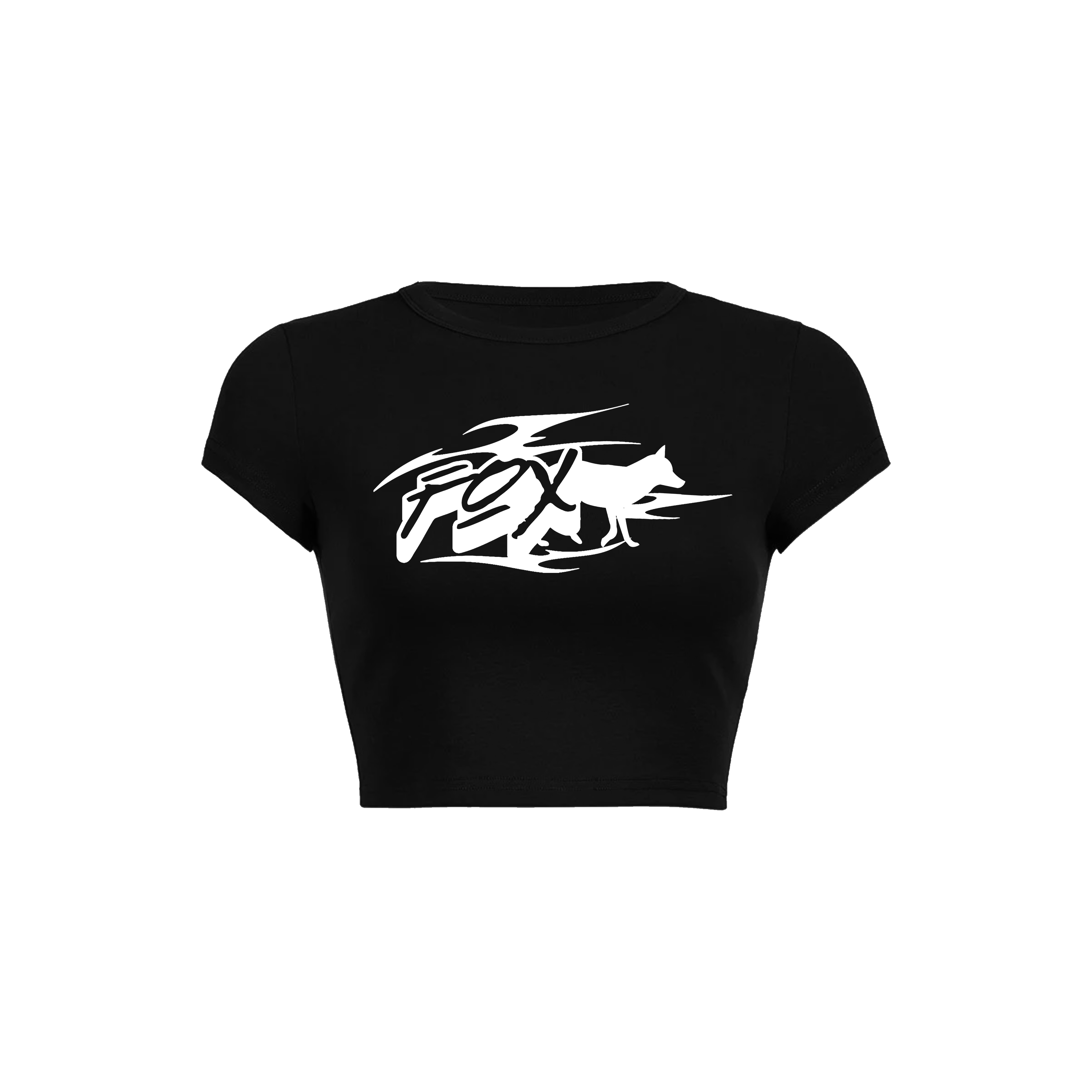 FOXXES ONLY BABY TEE - BLACK – FOXXESONLY