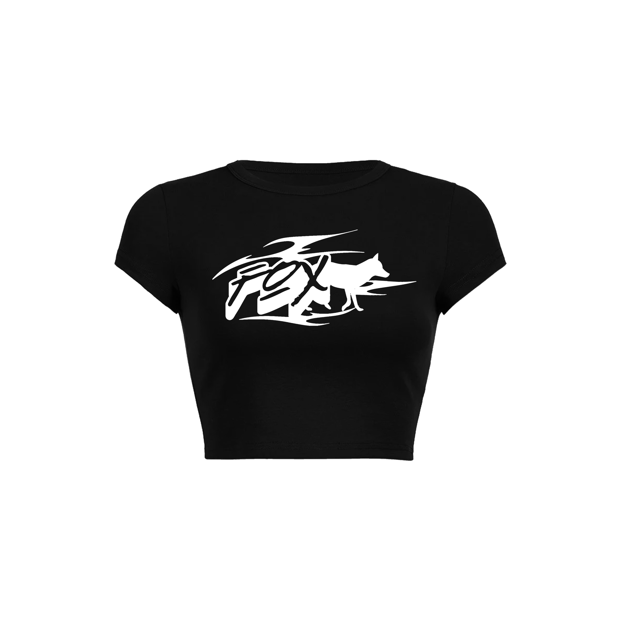 FOXXES ONLY BABY TEE - BLACK – FOXXESONLY