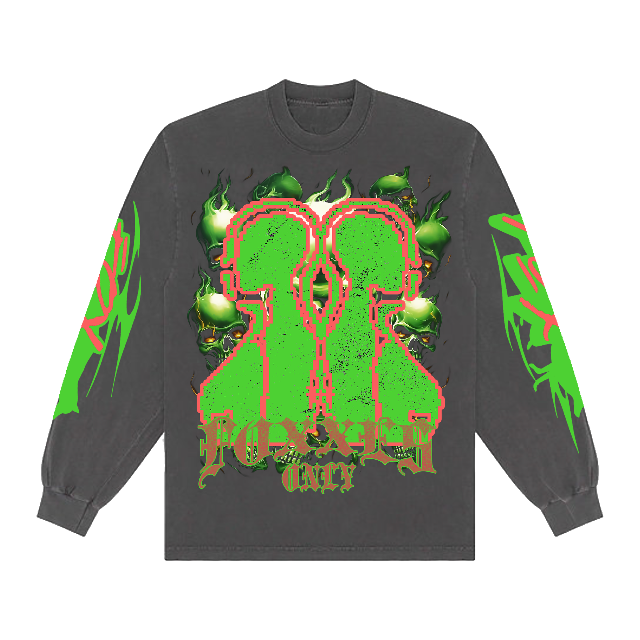 FOXXES ONLY LONG SLEEVES - VINTAGE GREY – FOXXESONLY FOXXES ONLY LONG SLEEVES - VINTAGE GREY – FOXXESONLY